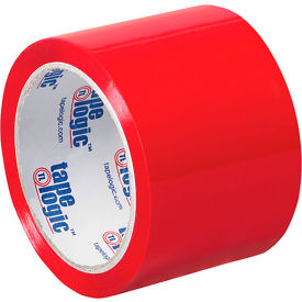 Colored Carton Sealing Tape, 3" x 55 yds., Red
