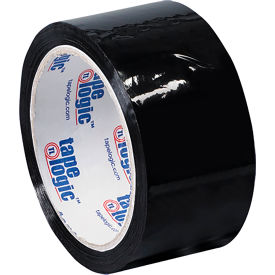 Colored Carton Sealing Tape, 2" x 55 yds., Black