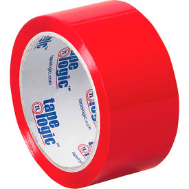 Colored Carton Sealing Tape, 2" x 55 yds., Red