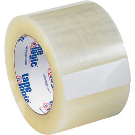 Quiet Carton Sealing Tape, 3" x 110 yds., Clear