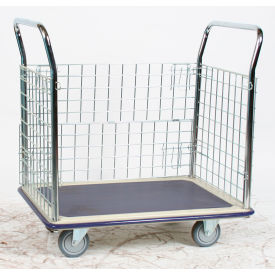 Wire Caged Platform Truck, 660 lb. Capacity, 35"L x 23"W x 36"H