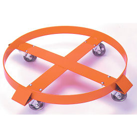 Drum Dolly For 55 Gallon Drum, Hard Rubber Wheels, 900 lb. Capacity
