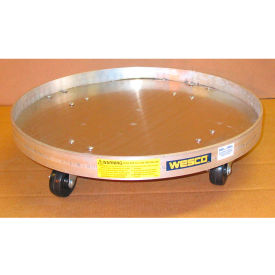 Drum Dolly w/ Solid Bottom For 30 & 55 Gallon Drum, Hard Rubber Wheels, 900 lb. Capacity
