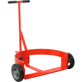 Drum Truck, Mold-On Rubber Wheels, 1000 lb. Capacity