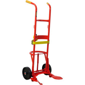 Standard Drum Truck, Polyolefin Wheels, 1000 lb. Capacity, 24"L