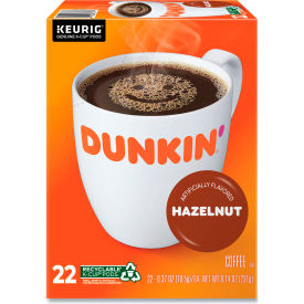 Hazelnut Coffee, Regular, Medium Ground, K-Cup Pods, 0.37 oz. Capacity, Pack of 22