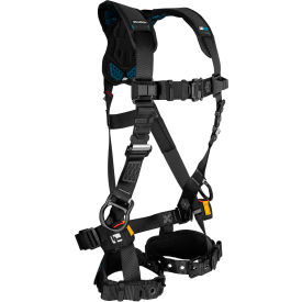 FT-One Fit Non-Belted Full Body Harness, Standard, 3 D-Ring, Tongue Buckle Legs, 3X Large