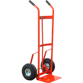 Steel Hand Truck w/ Double Handle, Pneumatic Wheels, 700 lb. Capacity