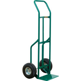 Greenline 656 Hand Truck w/ Continuous Handle, Mold-On Rubber Wheels, 600 lb. Capacity