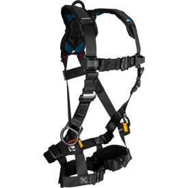 FT-One Fit Non-Belted Full Body Harness, Standard, 3 D-Ring, Quick-Connect Legs, X Large