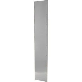 Universal End Panel For Locker, 1/8"W x 18"D x 72"H, Light Gray