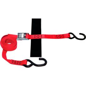 S-Hook Loop Cam Tie-Down Strap, 1500 lb. Capacity, 1" x 8'