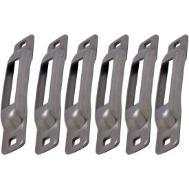 E-Track Unfinished Single Strap Anchor, Pack of 6