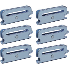 E-Track Tie Down E-Fitting Strap, Pack of 6