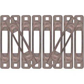 E-Track Single Strap Anchor, Stainless, Pack of 10