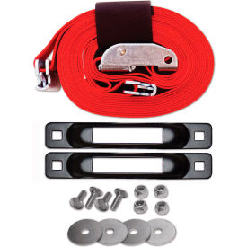 E-Track Tie Down Single Truck Trailer Anchor Kit with 2" x 192" Cam Strap