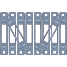 E-Track Single Strap Anchor, Zinc, Pack of 10