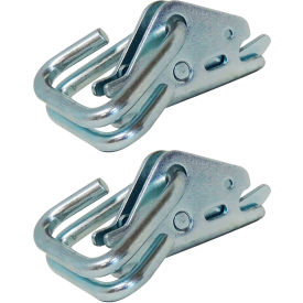E-Track Tie Down Hook-Ring Adapter For Hook-Straps, Rope & Cable, Pack of 2