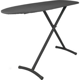 Contour Leg Ironing Board w/ Charcoal Cover, 48"W x 14"W x 36"H, Black