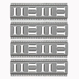 Fast-Track E-Track Horizontal Vertical Anchor Track, 16" Galvanized Steel, Pack of 4