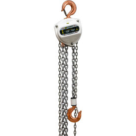 Spark Resistant Manual Chain Hoist, 2 Ton Capacity, 10' Lift