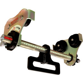 Push Beam Trolley with OBH Hanger, 16" Wide Flange, 1/2 Ton Capacity