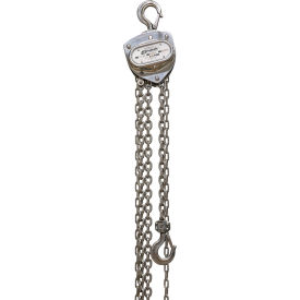 Stainless Steel Manual Chain Hoist, 1/2 Ton Capacity, 10' Lift