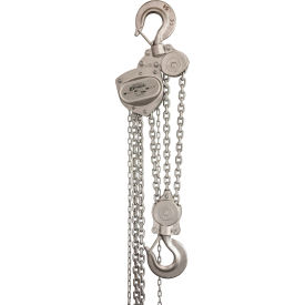Stainless Steel Manual Chain Hoist, 5 Ton Capacity, 10' Lift