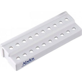 Microcentrifuge Tube Rack, Interlocking, 20 Places, White, Pack of 8