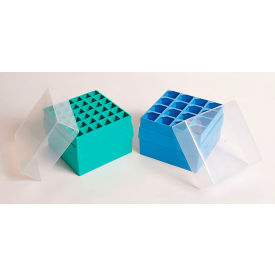 Centrifuge Tube Box For 50ml Tubes, 16 Places, Blue, Pack of 4