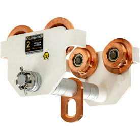 Spark Resistant Push Beam Trolley, 5 Ton Capacity