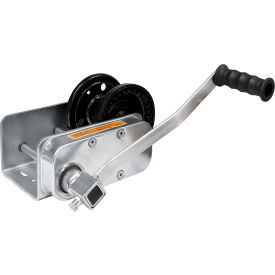 Carbon Steel Hand Winch w/ Drill Drive Adapter, 2500 lb. Capacity
