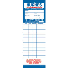 Equipment Inspection Record Card, White/Blue, Pack of 2
