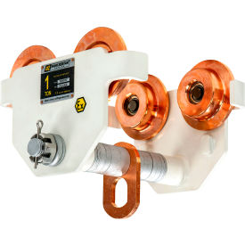 Spark Resistant Push Beam Trolley, 1 Ton Capacity