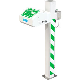 Eye & Face Wash Station, Pedestal Mount, ABS Plastic Bowl