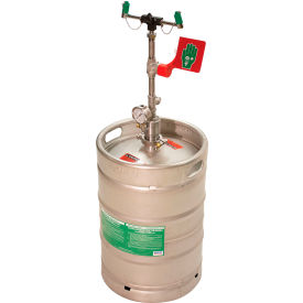 Gravity Fed Portable Eyewash Station, Self Contained, Pressurized, 15 Gallon Capacity