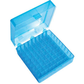 Cryo Cube Box, Polypropylene, 100 Places, Blue/Yellow, Pack of 4