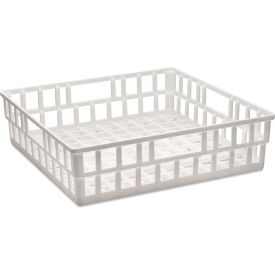 Draining Tray, Polypropylene, 16"L x 16"W x 4"H, White, Pack of 6