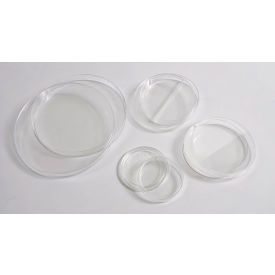 Petri Dishes, Polystyrene, 3-9/16" Dia. x 9/16"H, Pack of 500