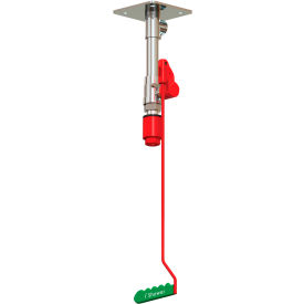 Drench Shower, Ceiling Mount, Stainless Steel Pipe, Nylon Showerhead