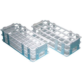 Test Tube Rack For 20mm Tubes, Wet & Dry, PP, 40 Places, White, Pack of 6