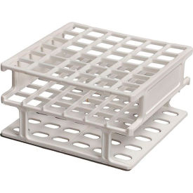 Test Tube Rack For 13mm Tubes, PP, 1-Piece, 36 Places, White, Pack of 4