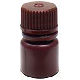 Reagent Bottle, Narrow Mouth, HDPE, 8ml Capacity, Amber, Pack of 72