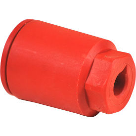 Replacement Nozzle For Safety Showers, Nylon, Red