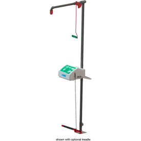 Combination Shower, Floor Mount, Closed ABS Bowl, Stainless Steel Pipe, Bottom Inlet