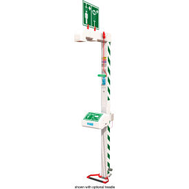 Combination Shower, Floor Mount, Closed ABS Bowl, Stainless Steel Pipe