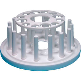 Test Tube Rack, Plastic, Round Shaped, 12 Places, White