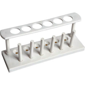 Test Tube Rack, 6 Places, Plastic, White