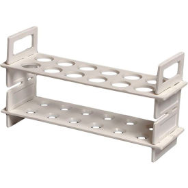 Test Tube Rack, 12 Places, Polypropylene, White