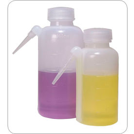 Wash Bottle, Unitary, LDPE, 250ml Capacity, White, Pack of 12